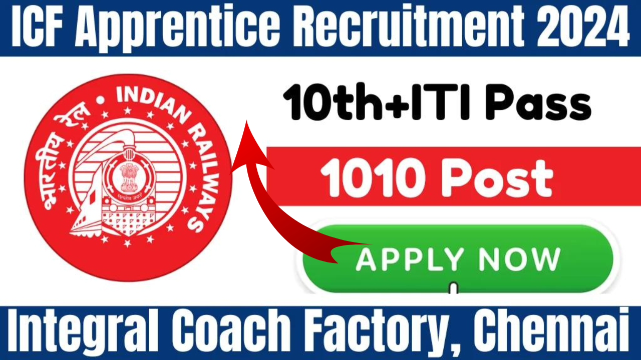 Railway ICF Apprentice Vacancy 2024