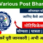 UPSC Various Post Bharti 2024