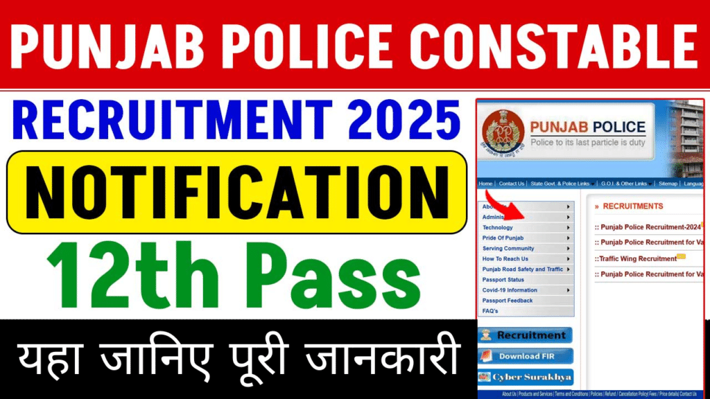 Panjab Police, sarkarijobfind, sarkari job find